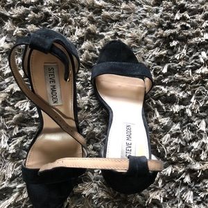 Steve Madden 4 inch black suede heels